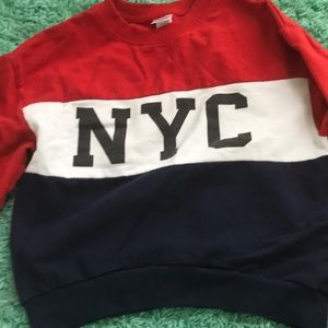 It’s red white and blue,has NYC on front